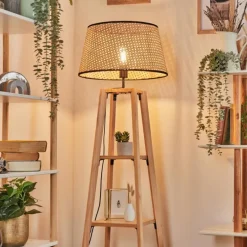 Ramila Lampadaire Écru, 1 lumière