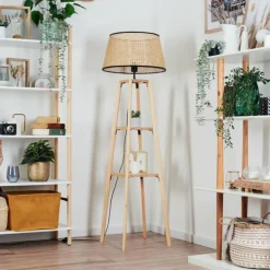 Ramila Lampadaire Écru, 1 lumière