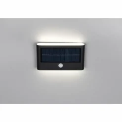 Ramos Applique murale Luminaires Reality LED Noir, 1 lumière, Détecteur de mouvement