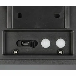 Ramos Applique murale Luminaires Reality LED Noir, 1 lumière, Détecteur de mouvement