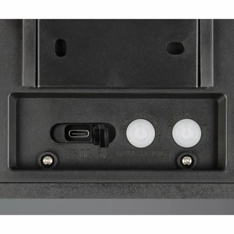 Ramos Applique murale Luminaires Reality LED Noir, 1 lumière, Détecteur de mouvement