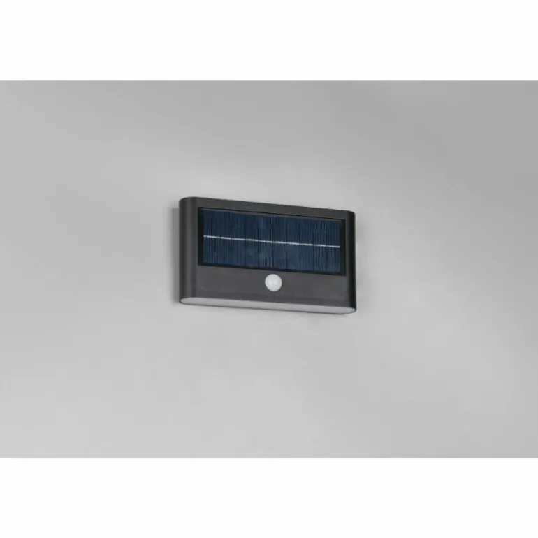 Ramos Applique murale Luminaires Reality LED Noir, 1 lumière, Détecteur de mouvement