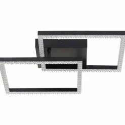 Ranni Plafonnier Luminaires Brilliant LED Noir, 1 lumière