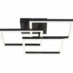 Ranni Plafonnier Luminaires Brilliant LED Noir, 1 lumière