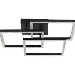 Ranni Plafonnier Luminaires Brilliant LED Noir, 1 lumière