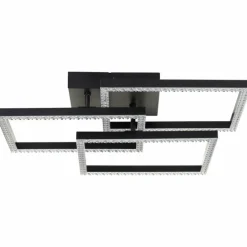Ranni Plafonnier Luminaires Brilliant LED Noir, 1 lumière