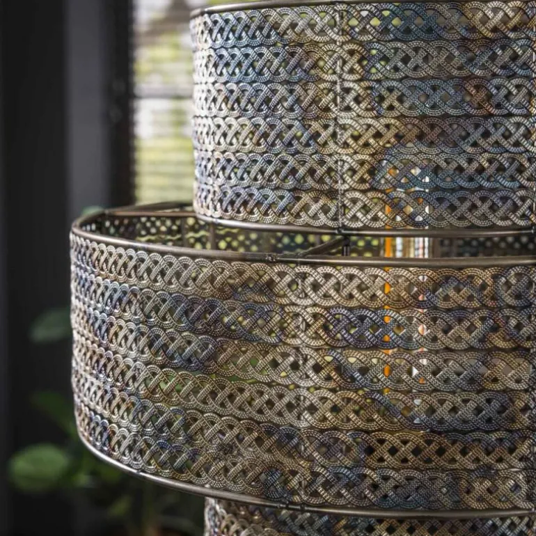 Reimonde Lampadaire Brun, Noir, 1 lumière