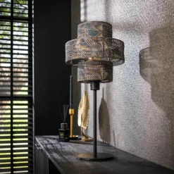 Reimonde Lampe à poser Brun, Noir, 1 lumière