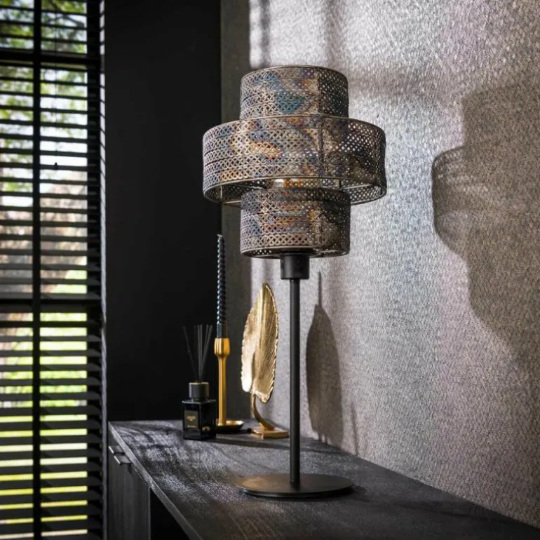 Reimonde Lampe à poser Brun, Noir, 1 lumière