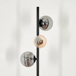 Remaisnil Lampadaire Ambre, Fumé, 3 lumières