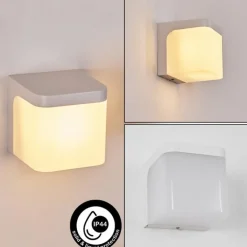 Rezar Applique murale LED Blanc, 1 lumière