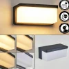 Rifbjerg Lampe murale d´extérieur, Applique murale, Spot mural LED Noir, 1 lumière