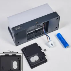 Rifbjerg Lampe murale d´extérieur, Applique murale, Spot mural LED Noir, 1 lumière