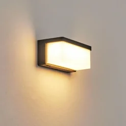 Rifbjerg Lampe murale d´extérieur, Applique murale, Spot mural LED Noir, 1 lumière