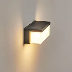 Rifbjerg Lampe murale d´extérieur, Applique murale, Spot mural LED Noir, 1 lumière