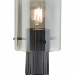 Riffelini Lampe à poser Luminaires Brilliant Noir, 1 lumière