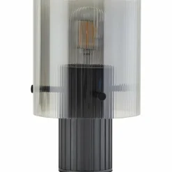 Riffelini Lampe à poser Luminaires Brilliant Noir, 1 lumière