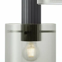 Riffelini Suspension Luminaires Brilliant Noir, 3 lumières