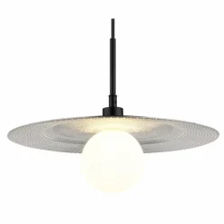Riga Suspension Luminaires Globo Lighting Noir, 1 lumière