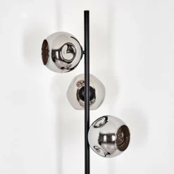 Ripoll Lampadaire Chrome, Fumé, 3 lumières