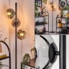Ripoll Lampadaire Chrome, Clair, Fumé, 3 lumières