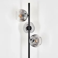 Ripoll Lampadaire Clair, Fumé, 3 lumières