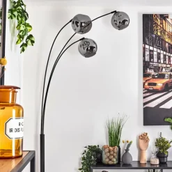 Ripoll Lampadaire Fumé, 3 lumières