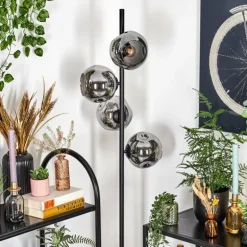 Ripoll Lampadaire Fumé, 4 lumières