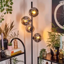 Ripoll Lampadaire Fumé, 4 lumières