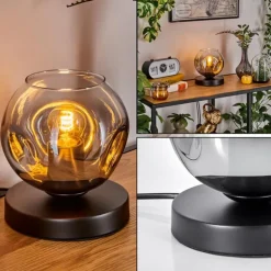 Ripoll Lampe à poser Noir, 1 lumière