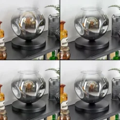 Ripoll Lampe à poser Noir, 1 lumière