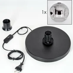 Ripoll Lampe à poser Noir, 1 lumière