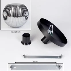 Ripoll Plafonnier, Boule lumineuse Fumé, 1 lumière