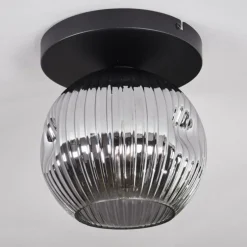 Ripoll Plafonnier, Boule lumineuse Fumé, 1 lumière