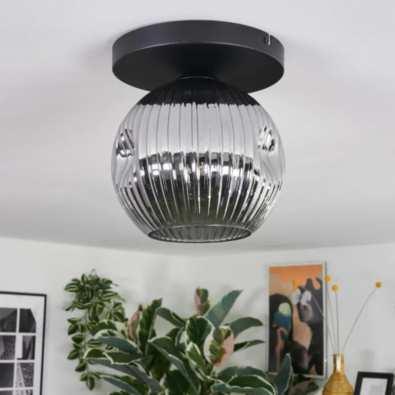 Ripoll Plafonnier, Boule lumineuse Fumé, 1 lumière