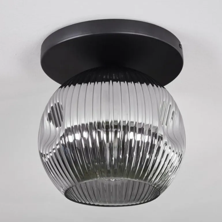 Ripoll Plafonnier, Boule lumineuse Fumé, 1 lumière