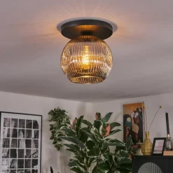 Ripoll Plafonnier, Boule lumineuse Fumé, 1 lumière