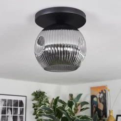 Ripoll Plafonnier, Boule lumineuse Fumé, 1 lumière