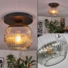 Ripoll Plafonnier, Boule lumineuse Chrome, Clair, Fumé, 1 lumière
