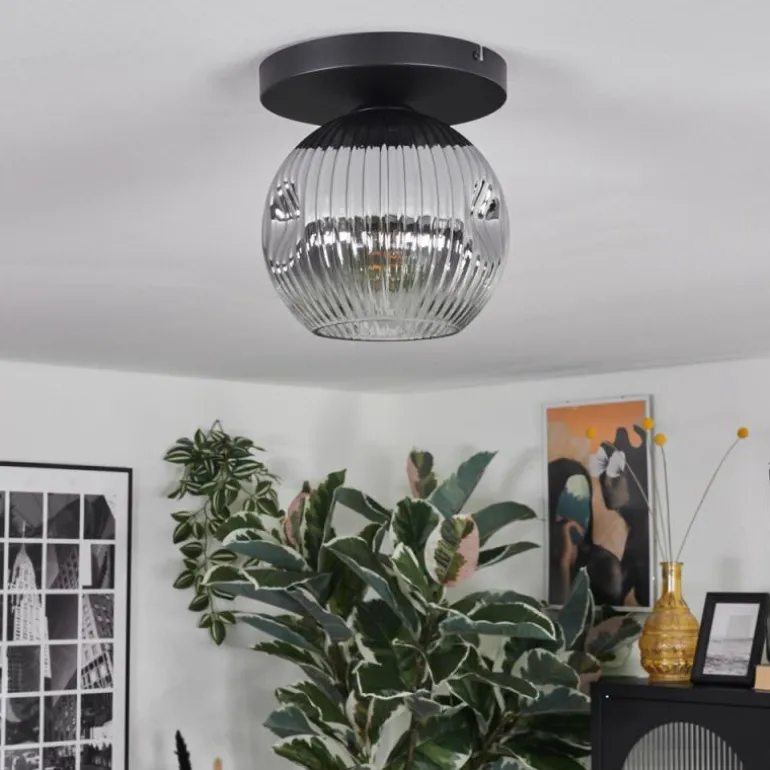 Ripoll Plafonnier, Boule lumineuse Clair, Fumé, 1 lumière