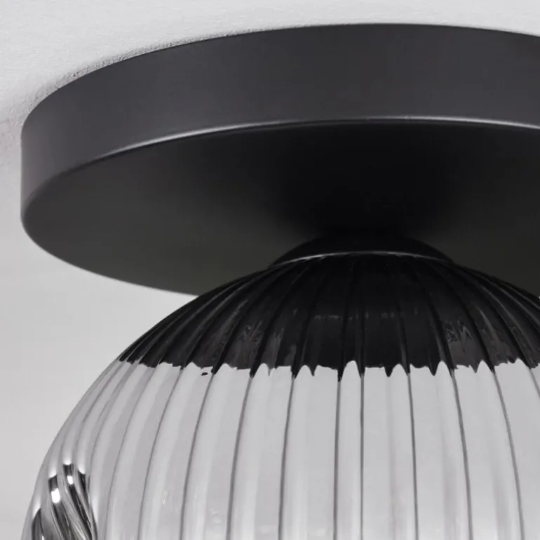 Ripoll Plafonnier, Boule lumineuse Clair, Fumé, 1 lumière