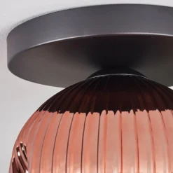 Ripoll Plafonnier, Boule lumineuse Cuivré, 1 lumière