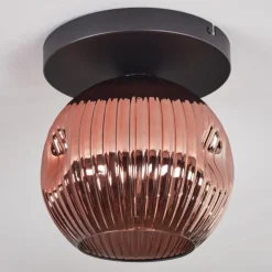 Ripoll Plafonnier, Boule lumineuse Cuivré, 1 lumière