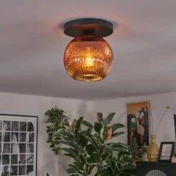 Ripoll Plafonnier, Boule lumineuse Cuivré, 1 lumière