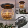 Ripoll Plafonnier, Boule lumineuse Chrome, Fumé, 1 lumière