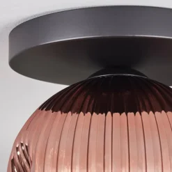 Ripoll Plafonnier, Boule lumineuse Clair, Cuivré, 1 lumière