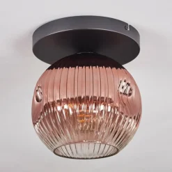 Ripoll Plafonnier, Boule lumineuse Clair, Cuivré, 1 lumière