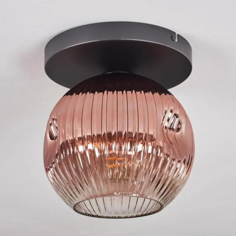 Ripoll Plafonnier, Boule lumineuse Clair, Cuivré, 1 lumière