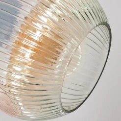 Ripoll Plafonnier, Boule lumineuse Ambre, Clair, 1 lumière