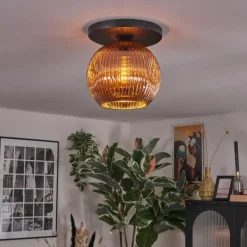 Ripoll Plafonnier, Boule lumineuse Cuivré, 1 lumière